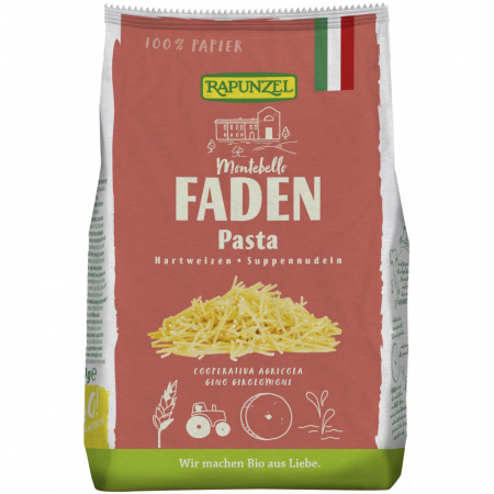 Paste si fidea - Fidea bio semola ecologica, 250 g