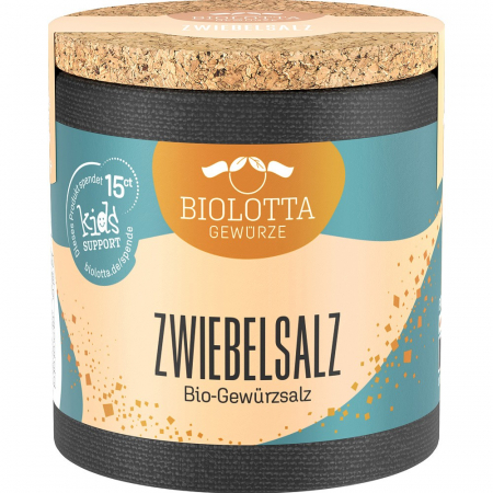 Condimente si supe bio - Flori de sare cu ceapa bio, 50 g