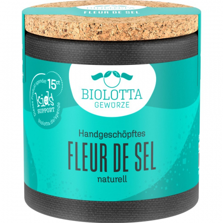 Condimente si supe bio - Flori de sare naturala, 55 g