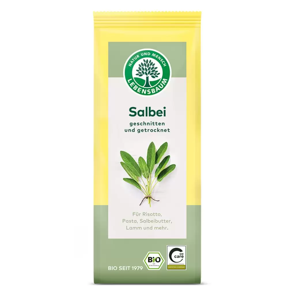 Condimente bio - Frunze de salvie tocate, eco, 12,5 g
