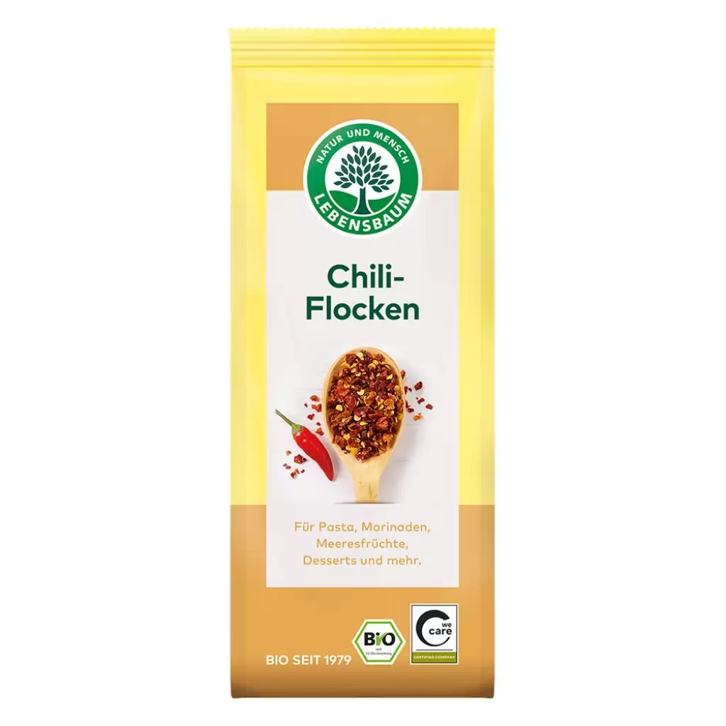 Condimente bio - Fulgi de chili, eco, 45 g