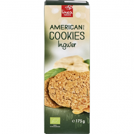 Biscuiti si napolitane bio - Fursecuri americane de ghimbir, 175 g