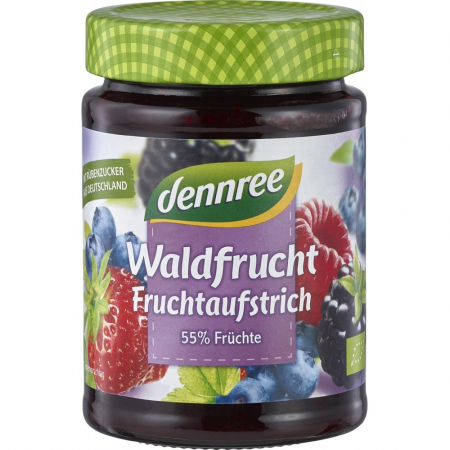 Gemuri si dulceata bio - Gem de fructe de padure, 340 g