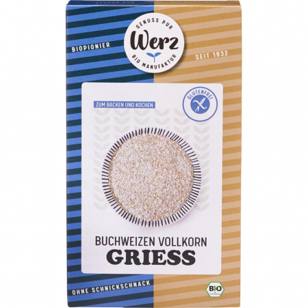 Gris BIO de hrisca integrala fara gluten, 250 g