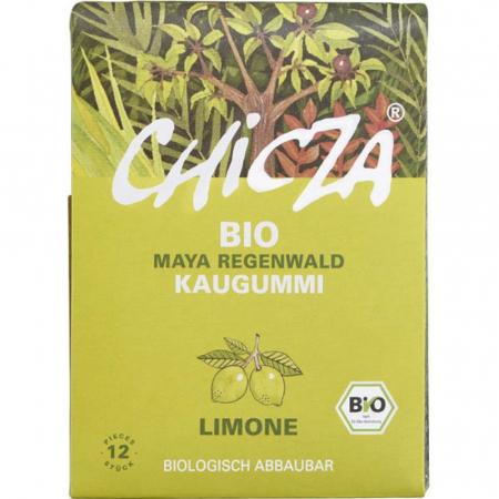 Guma de mestecat bio - Guma de mestecat bio cu lamaie, 30 g