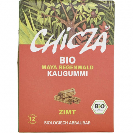 Guma de mestecat bio - Guma de mestecat bio cu scortisoara, 30 g