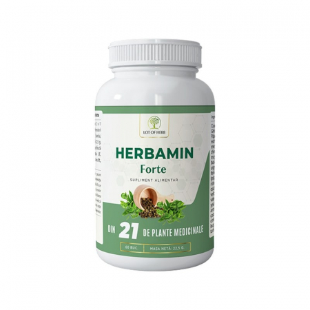Suplimente diverse - Herbamin Forte 60 capsule