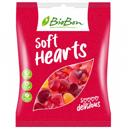 Jeleuri bio - Jeleuri inimioare fara lactoza si gluten, 100 g
