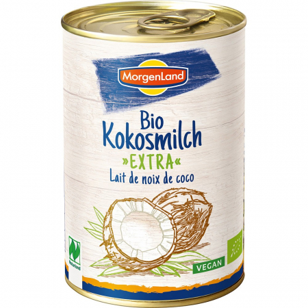 Sucuri si bauturi bio - Lapte de cocos ecologic, 400 ml