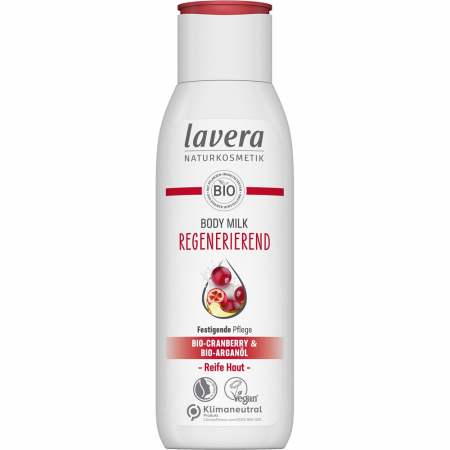 Ingrijirea corpului - Lapte de corp regenerant cu merisor si ulei de argan bio, 200 ml