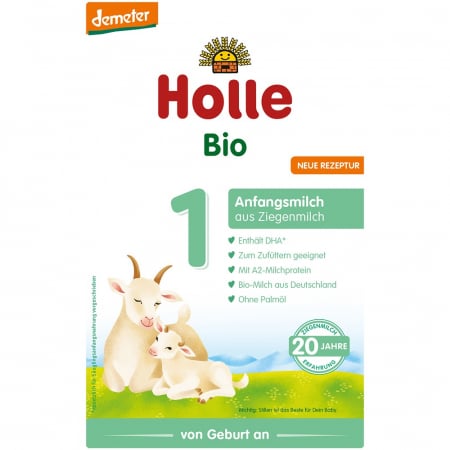 Lapte praf bio - Lapte praf bio de capra pentru sugari de la nastere, Formula 1, 400 g