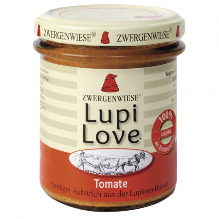 Pateu, sosuri si conserve - Lupi Love crema tartinabila din lupin si tomate, 165 g