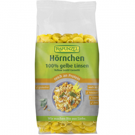 Paste bio fara gluten - Macaroane din linte galbena FARA GLUTEN, 300 g