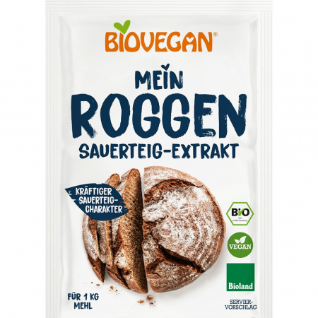 Ingrediente bio pentru copt - Maia din extract de secara bio, 30 g
