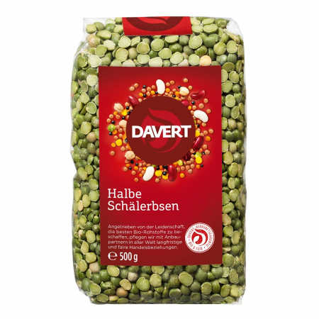 Mazare verde jumatati, 500 g