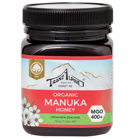 Superalimente bio - Miere bio de manuka MGO 400+, 250 g