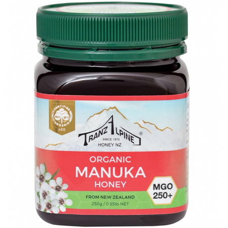 Superalimente bio - Miere de manuka bio MGO 250+, 250 g