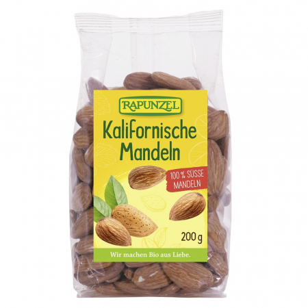 Fructe, nuci, alune si seminte - Migdale Californiene bio, 200 g