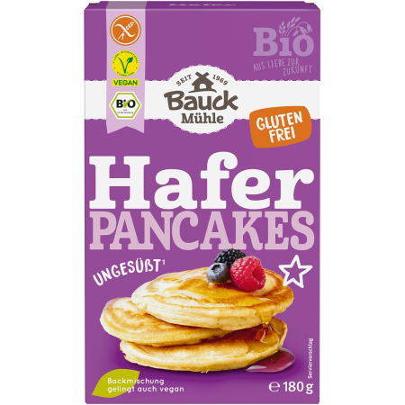 Mixuri bio si blaturi - Mix bio pentru clatite cu ovaz, fara gluten, 180 g