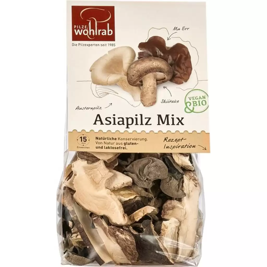 Alimente bio - Mix de ciuperci asiatice deshidratate, eco, 30 g