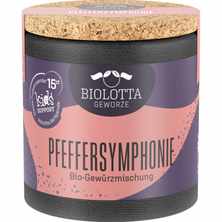 Condimente si supe bio - Mix de piper macinat, 45 g