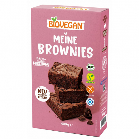 Mixuri bio si blaturi - Mix pentru negrese bio fara gluten, 375 g