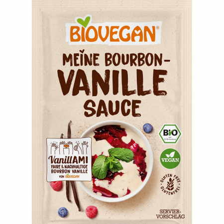 Budinca bio - Mix pentru sos de vanilie, 2x16 g