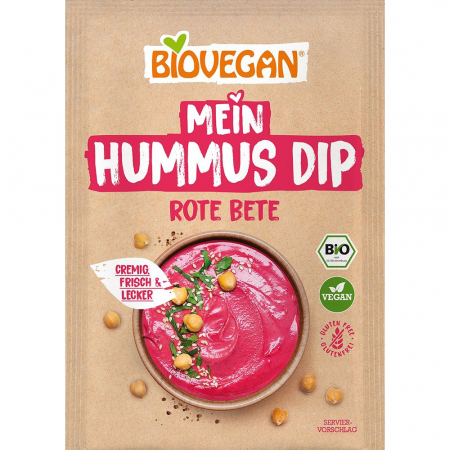 Mixuri bio si blaturi - Mix pentru sos humus dip cu sfecla rosie fara gluten, 55 g
