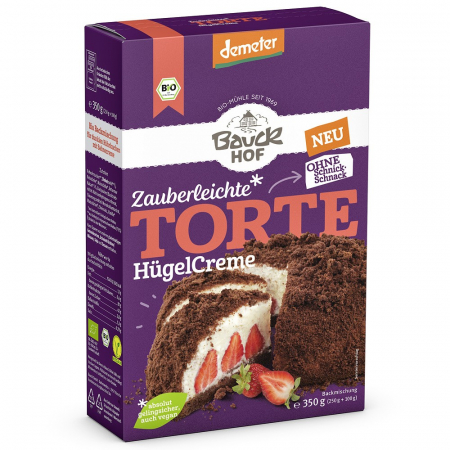 Mixuri bio si blaturi - Mix pentru tort musuroi bio DEMETER, 350 g