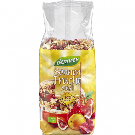 Musli bio - Musli bio cu 50% continut de fructe, 500 g