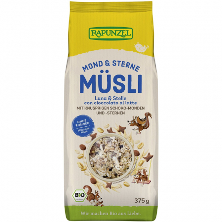 Musli bio în formă de lună si stele, 375 g