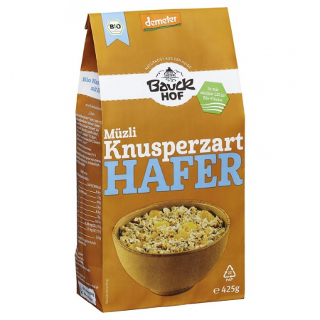Musli bio - Musli crocant cu ovaz, 425 g