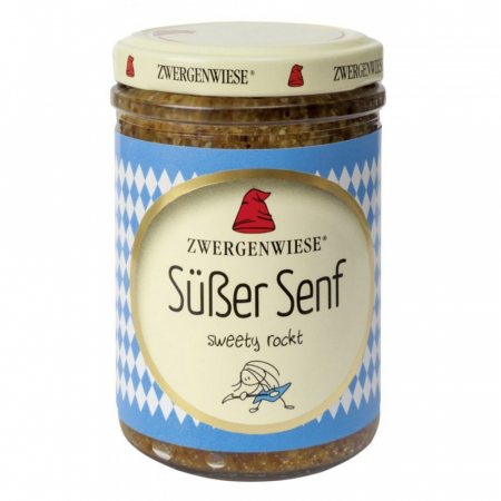 Mustar bio - Mustar dulce Bavarez fara gluten, 160 ml