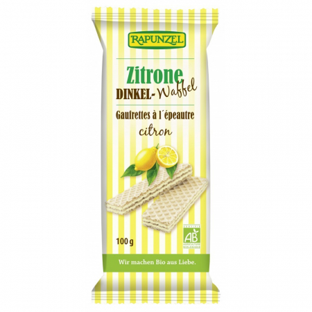 Biscuiti si napolitane bio - Napolitana bio cu lămâie, 100 g