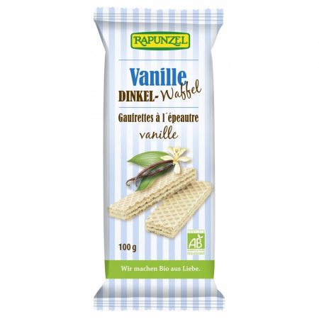 Biscuiti si napolitane bio - Napolitana bio cu vanilie, 100 g
