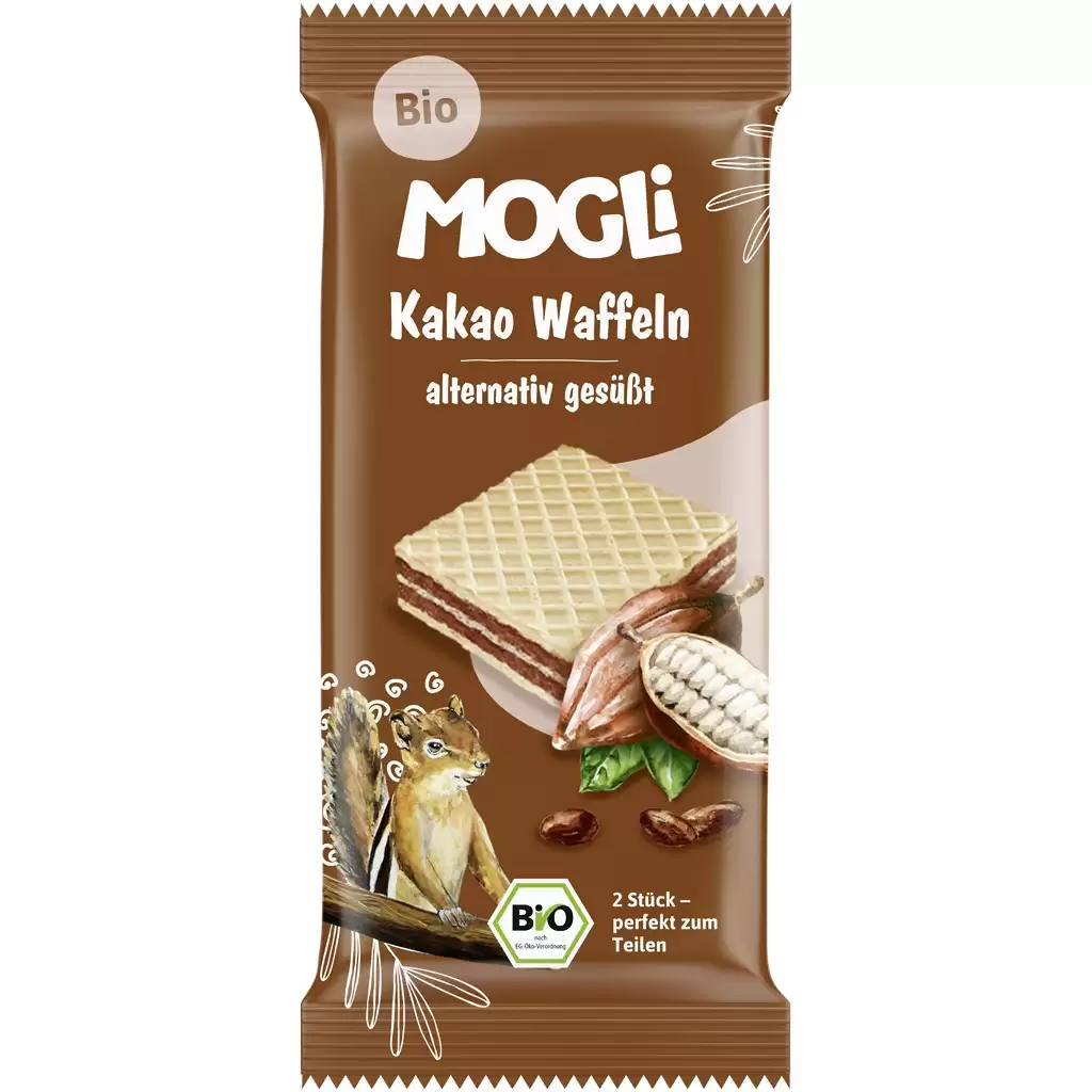 Alimente bio - Napolitana cu crema de cacao, eco, 15 g