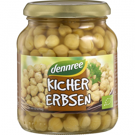 Legume bio in conserva - Naut bio la borcan, 350 g