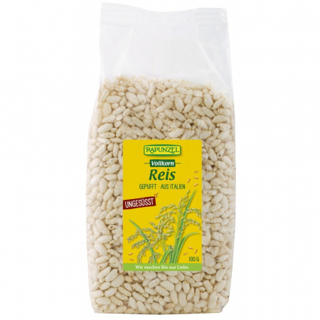 Cereale bio expandate - Orez integral expandat, 100 g