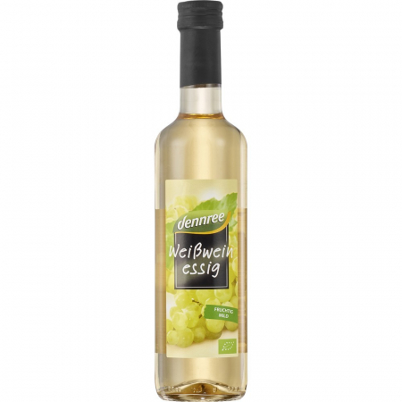 Otet bio - Otet ecologic din vin alb, 500 ml