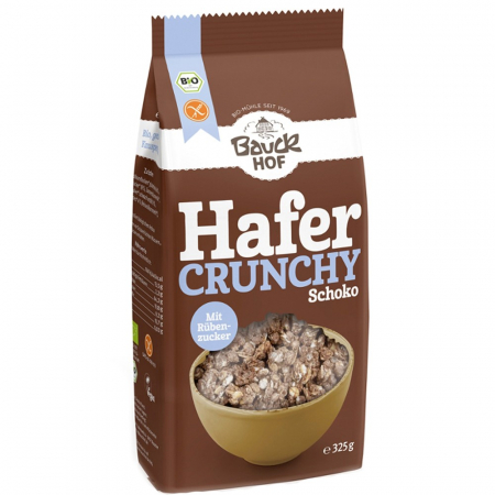 Musli bio - Ovaz crocant cu ciocolata fara gluten, 325 g