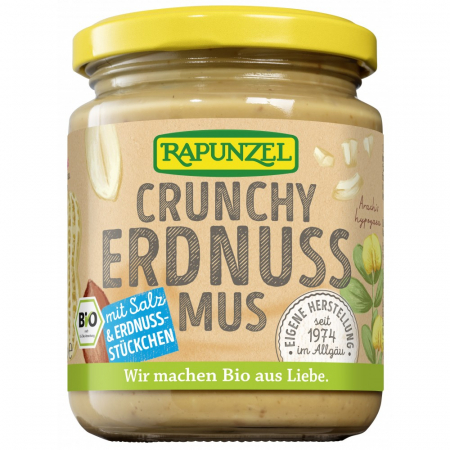 Dulceata si creme bio - Pasta de arahide crocanta cu sare, 250 g