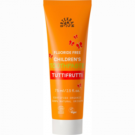 Cosmetice bio pentru copii - Pasta de dinti cu fructe, fara fluorid, pentru copii, 75 ml