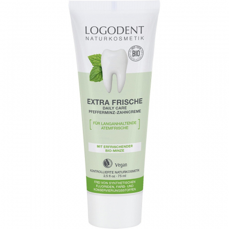 Pasta de dinti - Pasta de dinti gel cu menta bio, 75 ml
