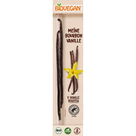 Alimente bio - Pastai vanilie Bourbon  ecologica, 2 buc