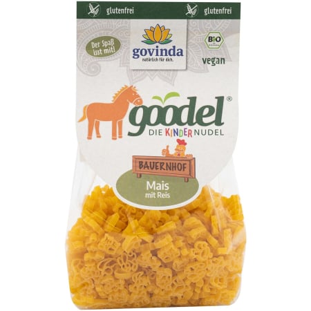 Paste bio pentru copii - Paste bio animalute din ferma, din porumb și orez fara gluten, pentru copii, 250 g