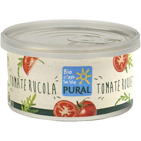 Alimente bio - Pate vegetal bio cu tomate si rucola, 125 g