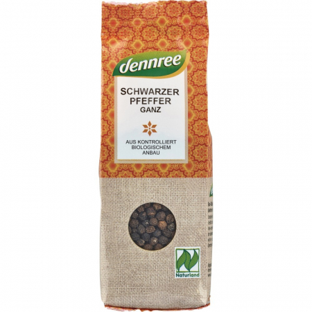 Alimente bio - Piper negru boabe, 65 g