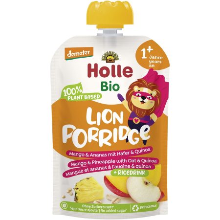 Alimente bio copii - Piure bio de mango si ananas pentru copii, +1 an, 110 g