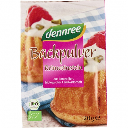 Ingrediente bio pentru copt - Praf de copt ecologic, 80 g