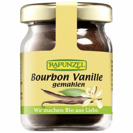 Ingrediente patiserie bio - Pudra de Bourbon vanilie bio macinata NOP, 15 g